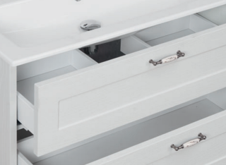 Тумба под раковину Акватон Леон H 80см дуб белый 1A187801LBPS0